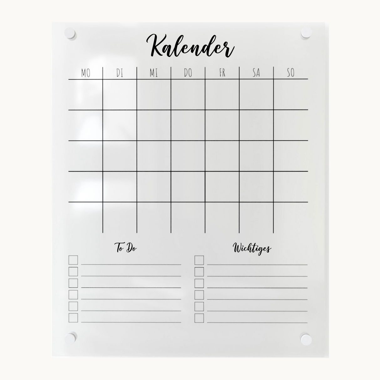 Organize and Style Kalender @Sixx